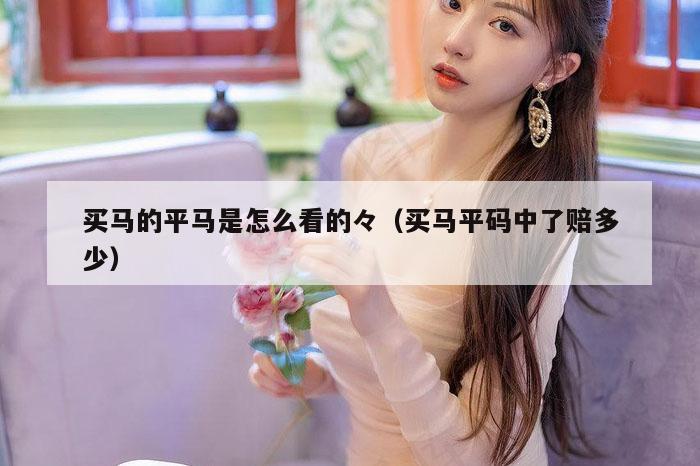 买马的平马是怎么看的々（买马平码中了赔多少）